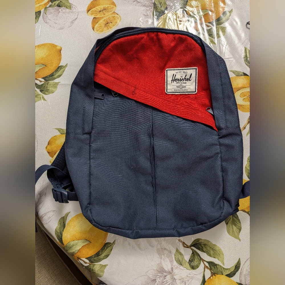 Herschel backpack blue/ red